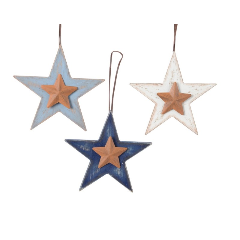 Wooden Hanging Star 14 cm. Single Piece AmagicTree.com
