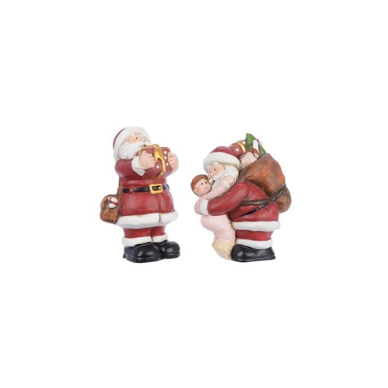 Terracotta Santa Claus 12 cm. Single Piece AmagicTree.com