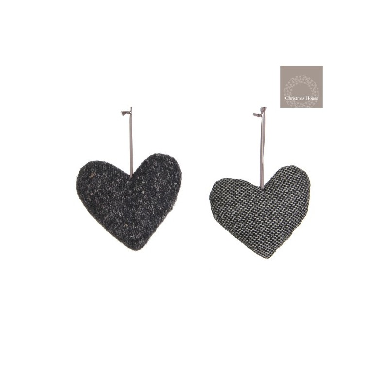 Gray Heart. Single Piece AmagicTree.com