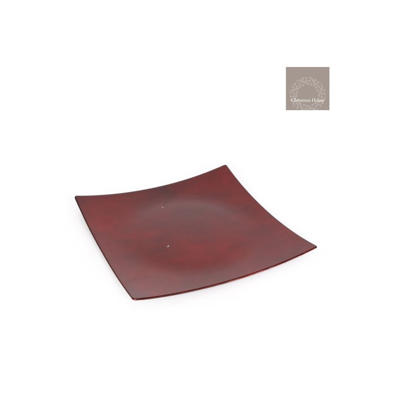 Decoration Plate Diam 28 Red AmagicTree.com