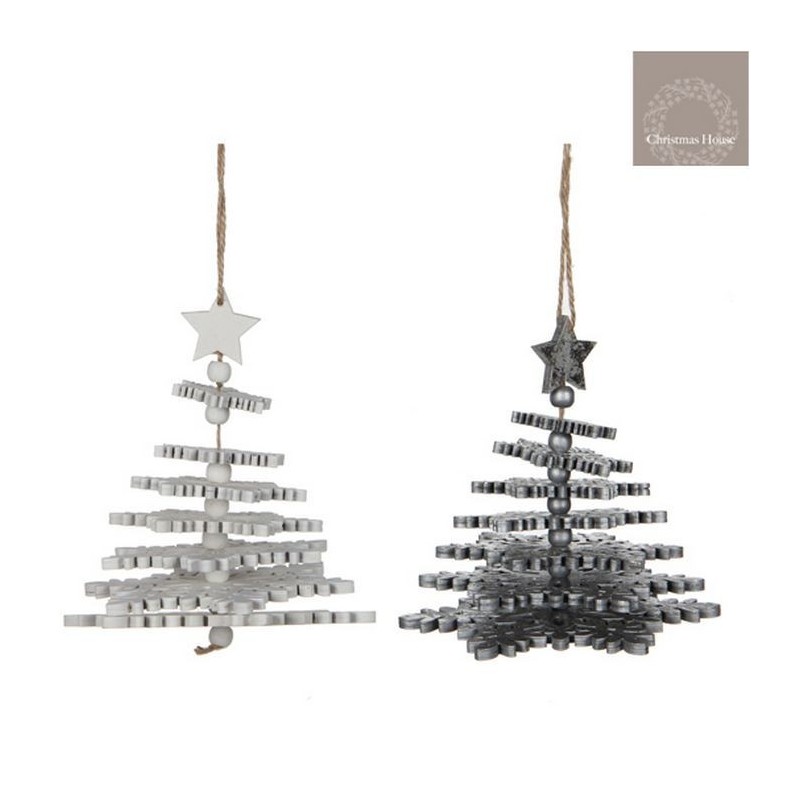 White or Silver hanging post AmagicTree.com
