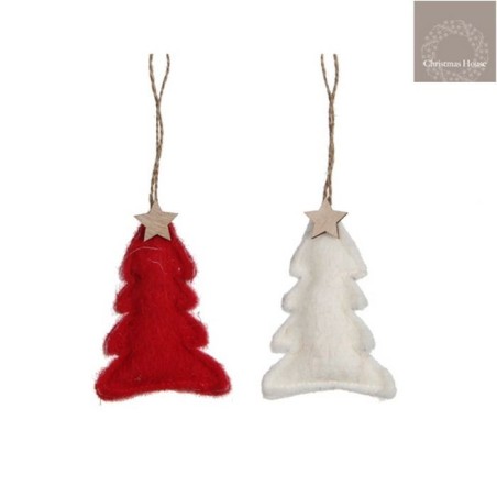 White or red hanging tree. Single Piece AmagicTree.com