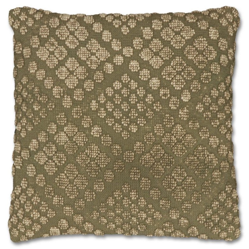 Dotty cushion 45 x 45 cm Oil Green colour AmagicTree.com