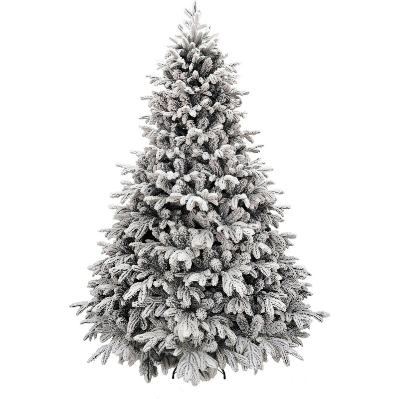 White Montgomery Christmas Tree h 210 cm d 126 cm PVC - MagicTree™