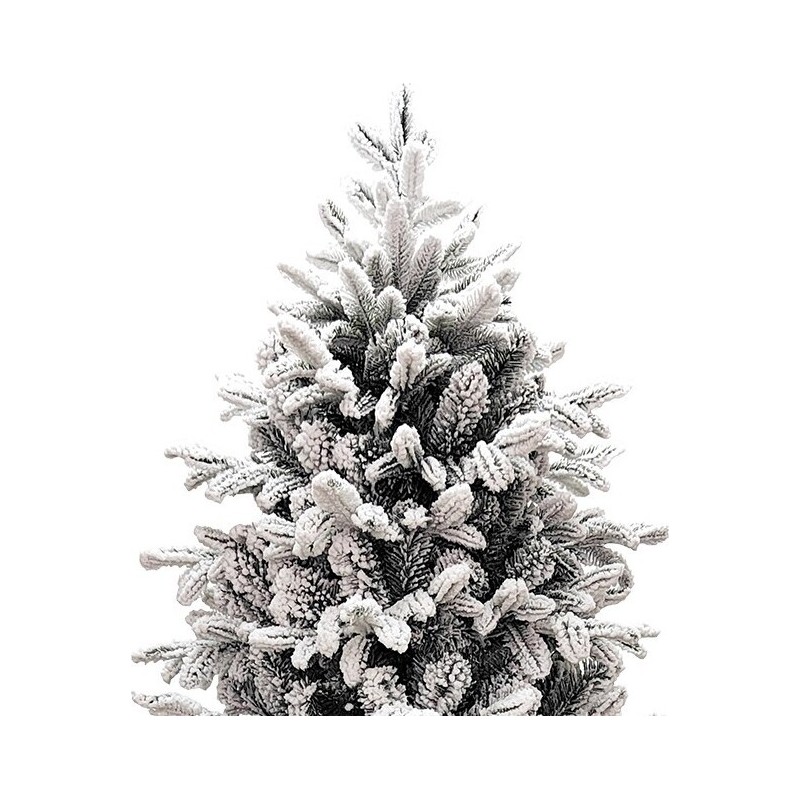 White Montgomery Christmas Tree h 210 cm d 126 cm PVC - MagicTree™