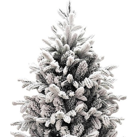 White Montgomery Christmas Tree h 210 cm d 126 cm PVC - MagicTree™