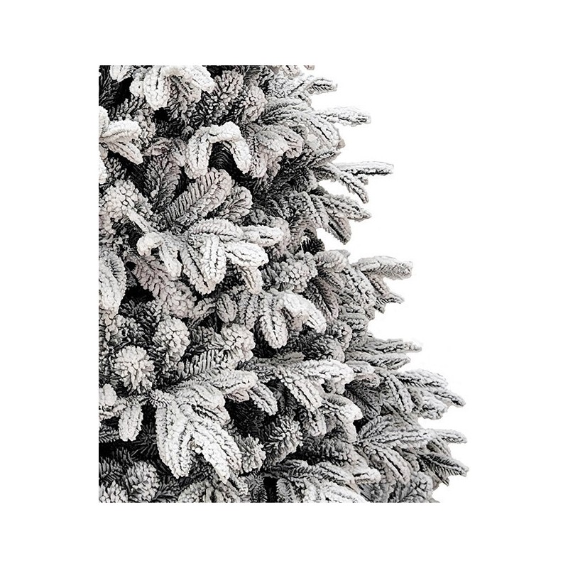 White Montgomery Christmas Tree h 210 cm d 126 cm PVC - MagicTree™