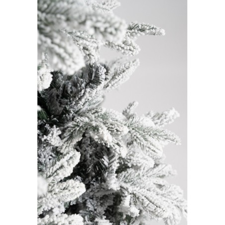 White Montgomery Christmas Tree h 210 cm d 126 cm PVC - MagicTree™