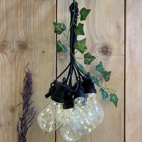 Party Light Chain Light 10 Drop Bulbs Ø 67 Warm White 5m AmagicTree.com
