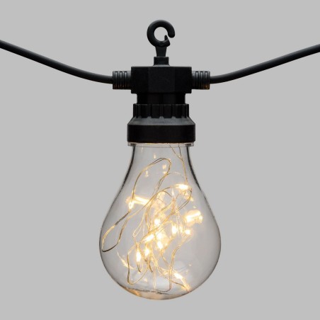 Party Light Chain Light 20 Drop Bulbs Ø 67 Warm White 10.5m AmagicTree.com