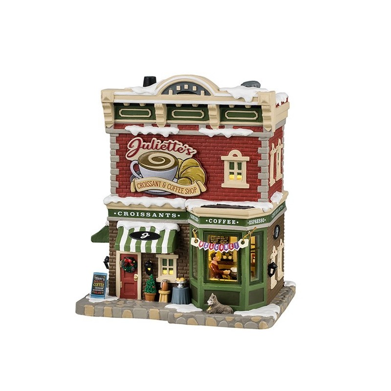 Juliette'S Croissant & Coffee Shop With Power Supply Ref. 45251 - Lemax