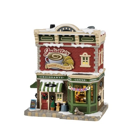 Juliette'S Croissant & Coffee Shop With Power Supply Ref. 45251 - Lemax