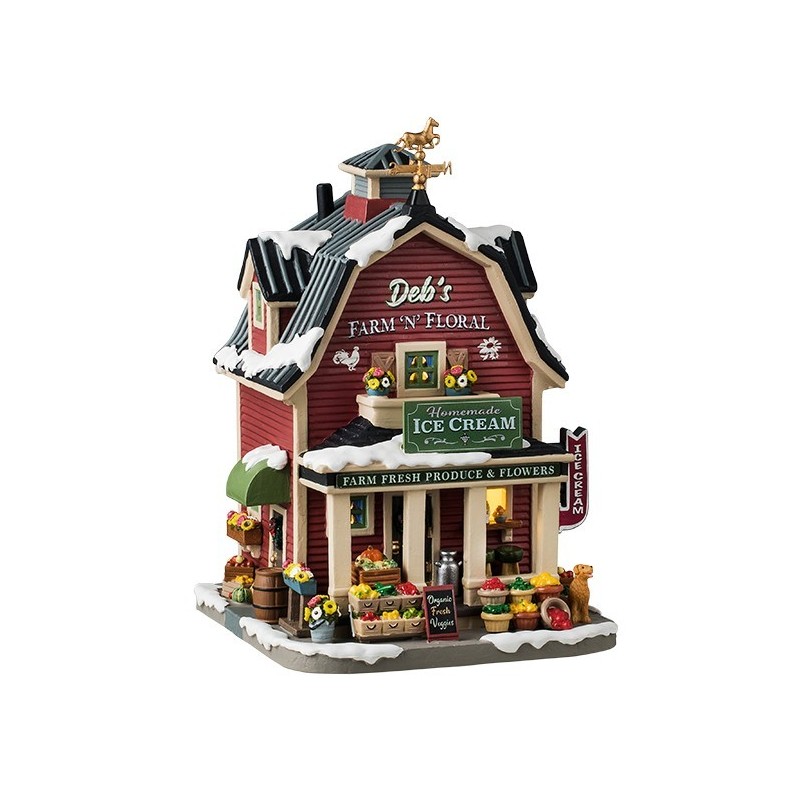 Deb'S Farm 'N' Floral With Power Supply Ref. 45238 - Lemax