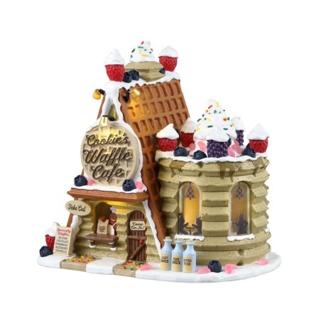 Cookie'S Waffle Cafe' B/O 4.5V Ref. 35094 - Lemax