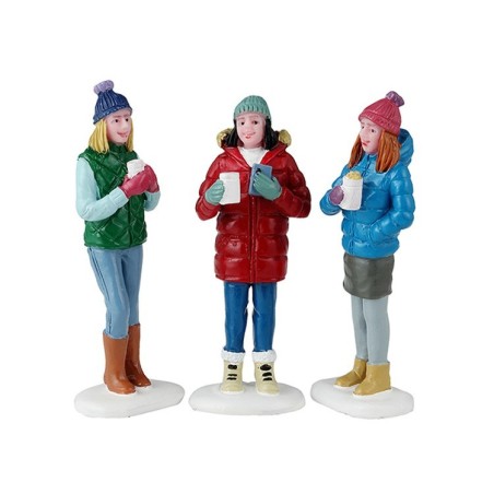 Lemax 42316 Hot Cocoa With Friends Set Of 3 AmagicTree.com