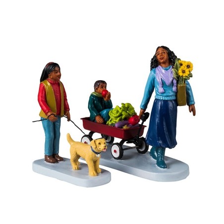 Lemax 42335 Farmer'S Market Saturday Set Of 2 AmagicTree.com