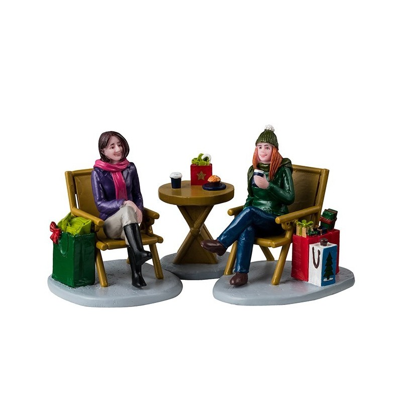 Christmas Shopping Break Set Of 3  - Lemax