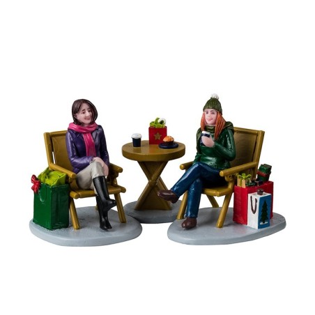 Christmas Shopping Break Set Of 3 Ref. 42350 - Lemax