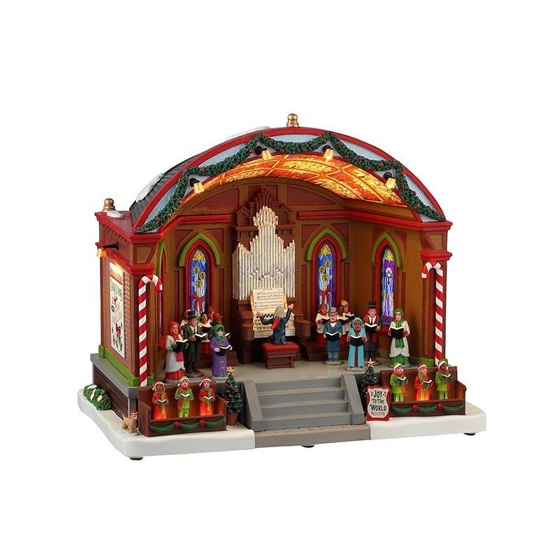 Christmas At The Park Pavilion With Power Supply 4.5V Ref. 45267 - Lemax