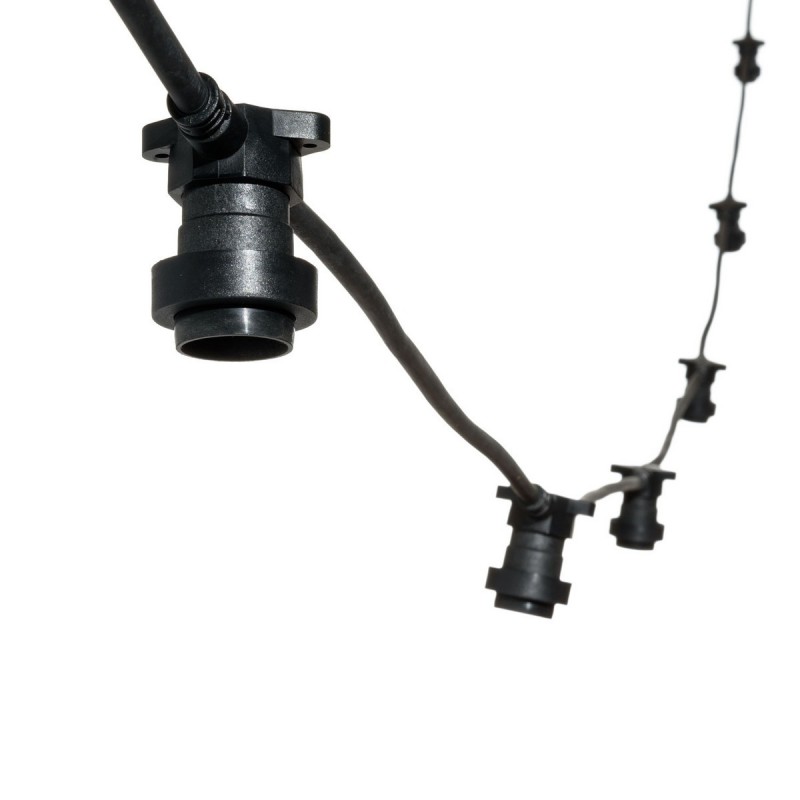 Party Light Chain with 8 E27 5m Extendable Lamp Holders AmagicTree.com