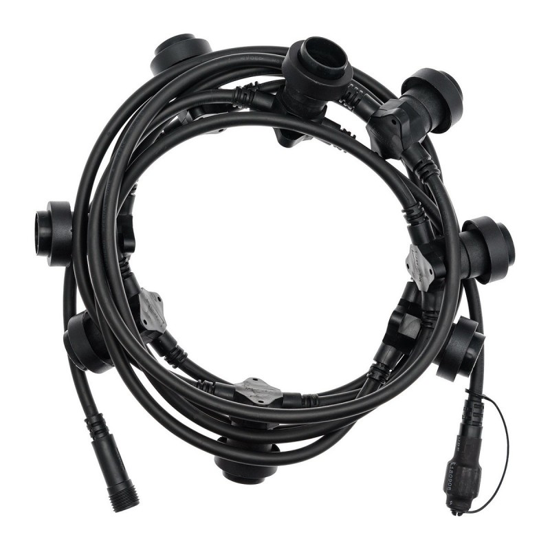 Party Light Chain with 8 E27 5m Extendable Lamp Holders AmagicTree.com