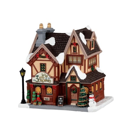 The 3 Crowns Inn With Power Supply Ref. 35043 - Lemax