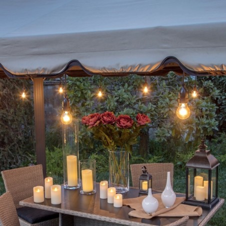 Party Light Chain with 8 E27 5m Extendable Lamp Holders AmagicTree.com