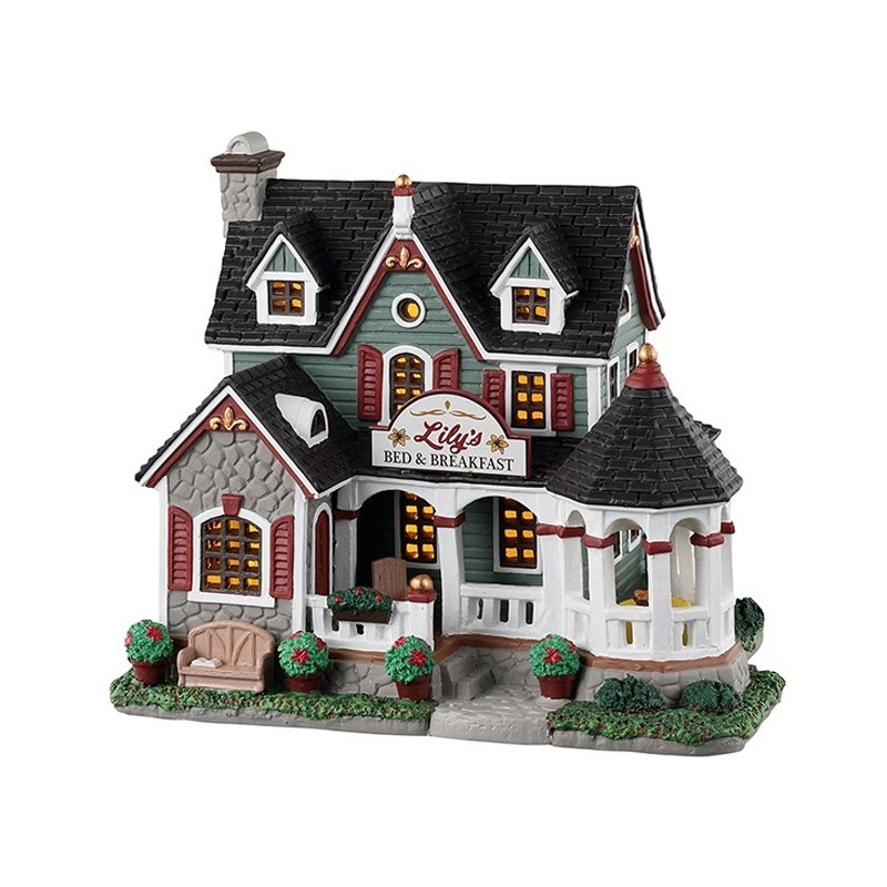 Lily'S Bed & Breakfast With Power Supply Ref. 35065 - Lemax