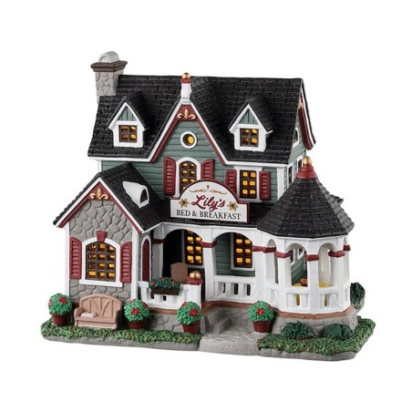 Lily'S Bed & Breakfast With Power Supply Ref. 35065 - Lemax