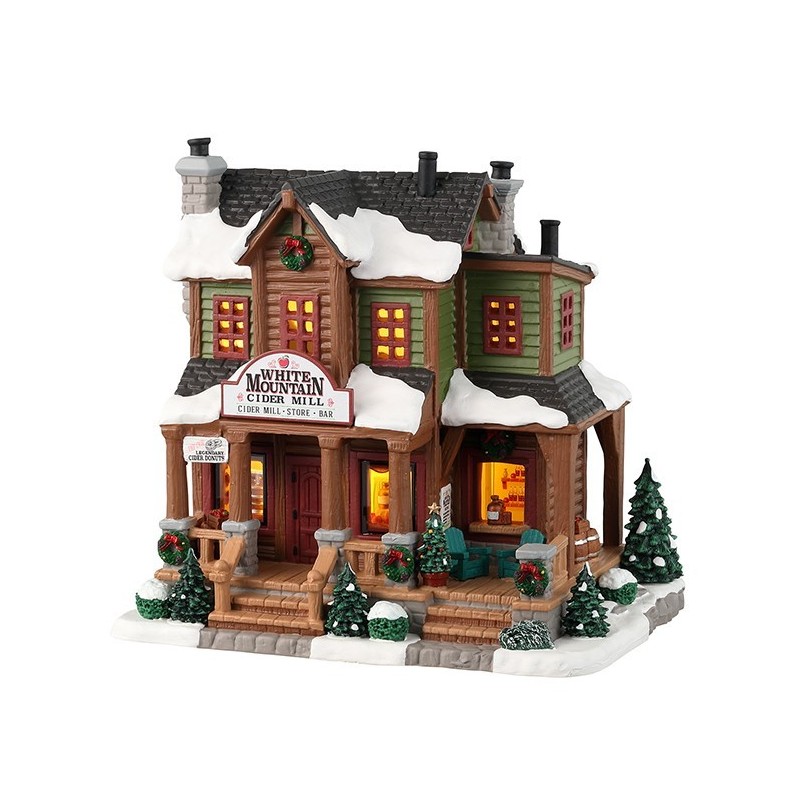 White Mountain Cider Mill With Power Supply Ref. 35071 - Lemax