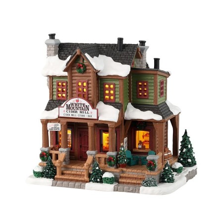 White Mountain Cider Mill With Power Supply Ref. 35071 - Lemax