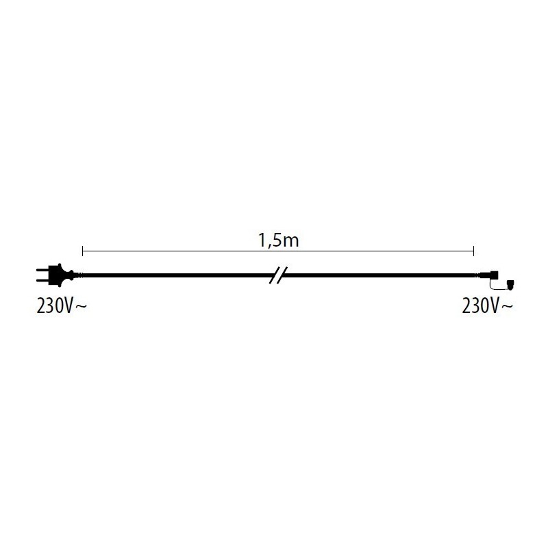 Schuko power cable 1.5m AmagicTree.com
