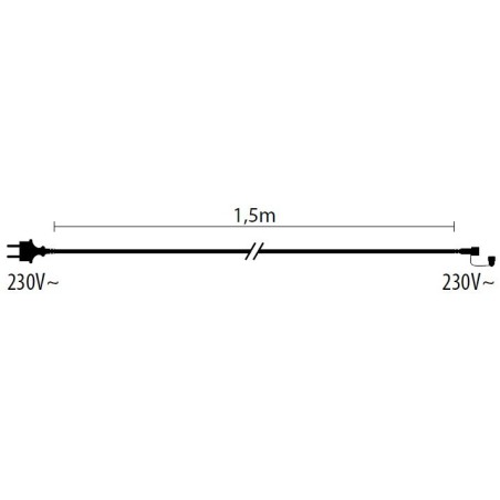 Schuko power cable 1.5m AmagicTree.com