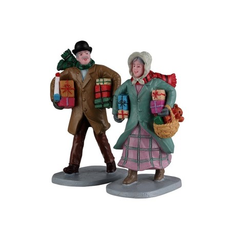 Lemax 22143 Gifts For The Grandchildren Set Of 2 AmagicTree.com