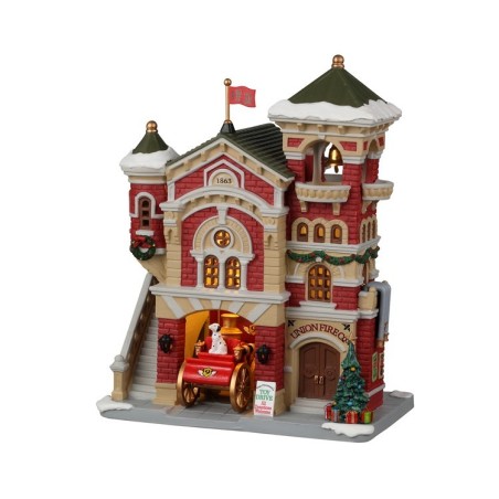 Union Fire Co. With Power Supply Ref. 25885 - Lemax