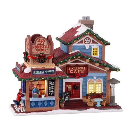 Hilltop Cafe' With Power Supply Ref. 15799 - Lemax