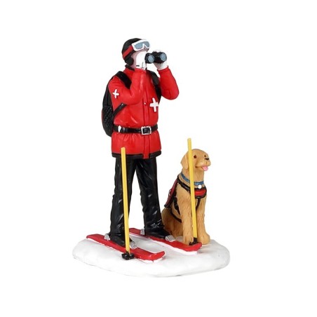 Lemax 12028 Ski Patrol AmagicTree.com