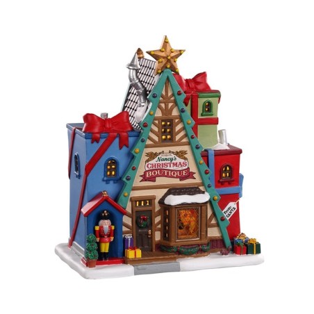 Nancy'S Christmas Boutique With Power Supply Ref. 05696 - Lemax