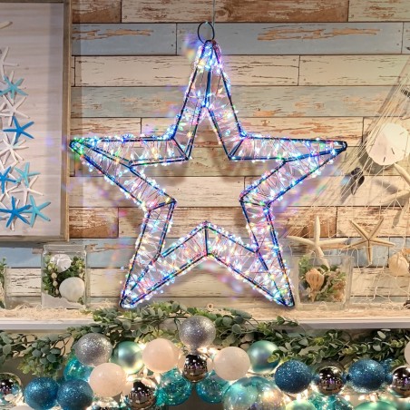 3D Star Brown Ø 35cm HDM 800 MicroLED MULTIFLASH RGB AmagicTree.com