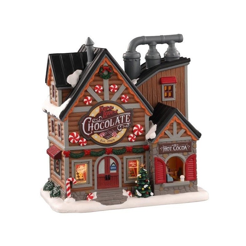 For The Love Of Chocolate Shop With Power Supply Led Ref. 05621 - Lemax