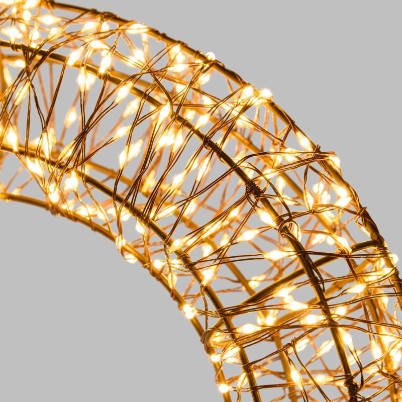 3D Brown Corona Ø 35cm HDM 1000 MicroLED WARM WHITE and COLD WHITE AmagicTree.com