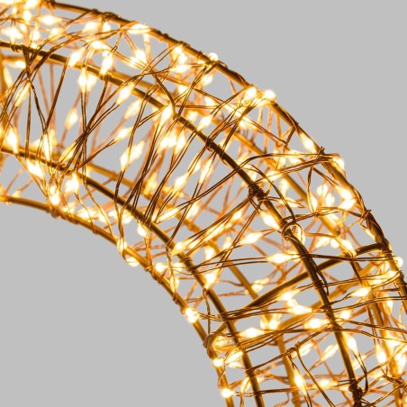 3D Brown Corona Ø 35cm HDM 1000 MicroLED WARM WHITE and COLD WHITE AmagicTree.com