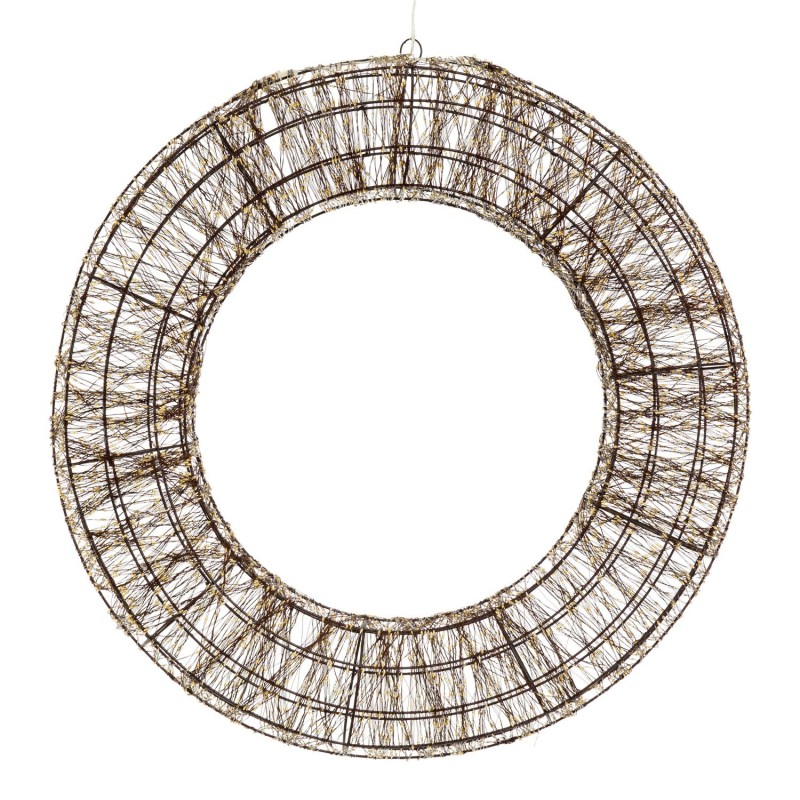 3D Crown Brown Ø 75cm HDM 6000 MicroLED WARM WHITE and COLD WHITE AmagicTree.com