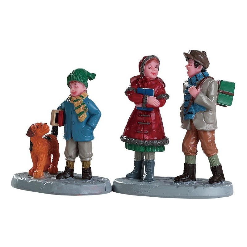 Going To School Set Of 2 Ref. 82595 - Lemax