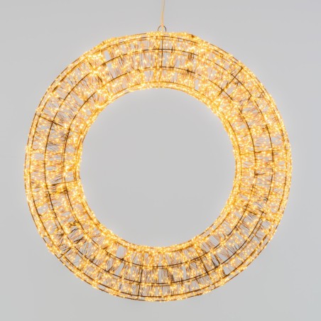 3D Crown Brown Ø 75cm HDM 6000 MicroLED WARM WHITE and COLD WHITE AmagicTree.com