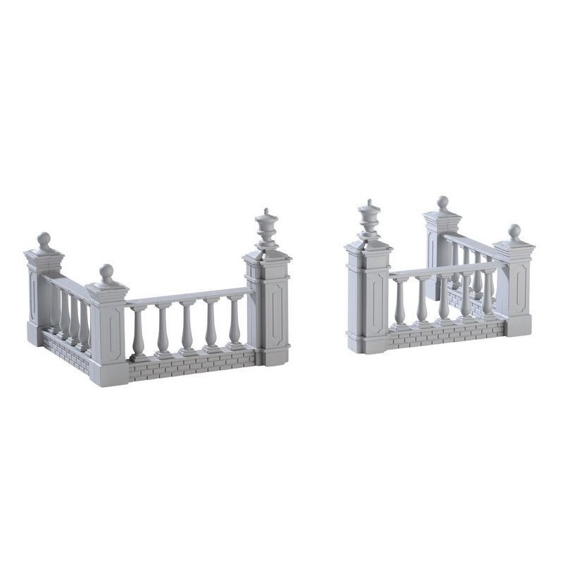 Plaza Fence Set Of 4 Ref. 74237 - Lemax