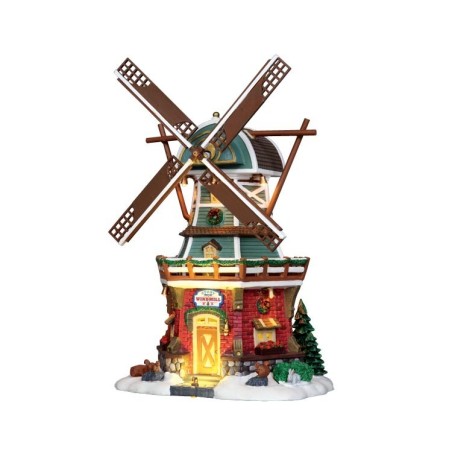 Stony Brook Windmill With Power Supply 4.5V Ref. 25384 - Lemax