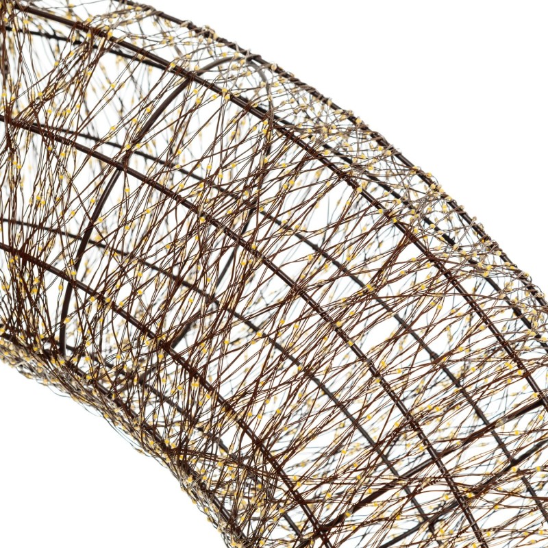 3D Brown Crown Ø 110cm HDM 15000 MicroLED WARM WHITE and COLD WHITE AmagicTree.com