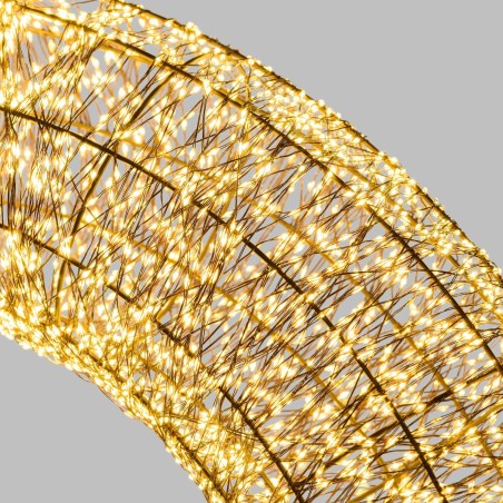 3D Brown Crown Ø 110cm HDM 15000 MicroLED WARM WHITE and COLD WHITE AmagicTree.com