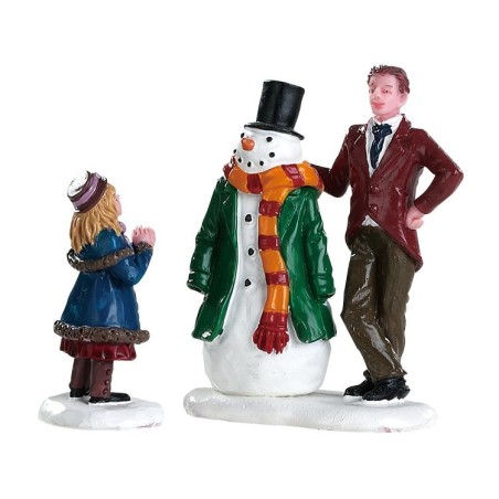Lemax 82585 Dad's Snowman Set of 2 AmagicTree.com
